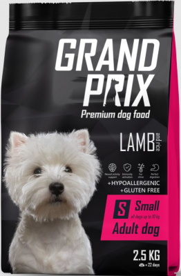 GRAND PRIX сух. корм с ягненком д/соб. мелких и мини пород 2,5 кг		