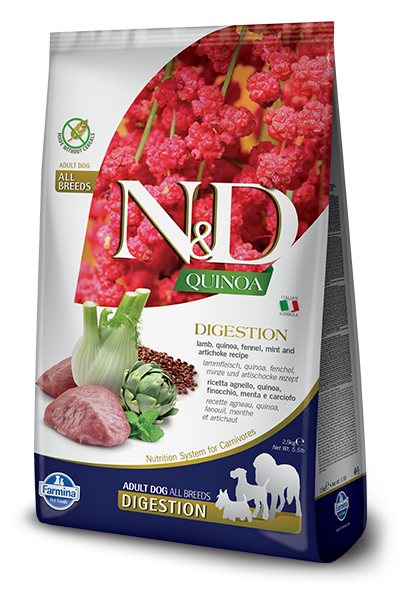 N/D Dog Quinoa Digestion Lamb 2,5 kg