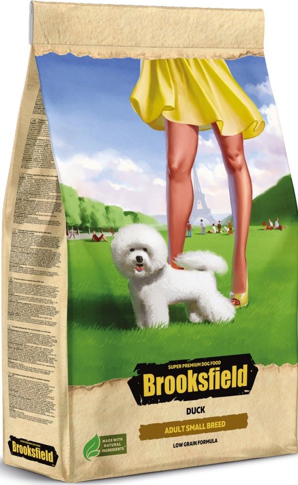 BROOKSFIELD Adult Dog Small Breed Сухой корм для взрослых собак мелких пород 1,5кг Утка/рис,