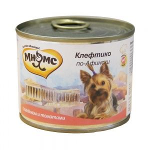 МНЯМС консервы д/собак, Клефтико по-Афински,  ягненок/томаты  200г