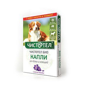 Чистотел БИО капли от блох д/средн и круп. собак Лаванда 1 штука