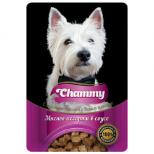 Chammy влажный для собак 85 г. мясное ассорти в соусе