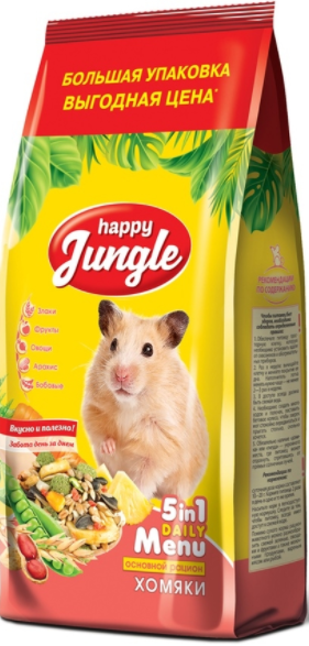 Happy Juppy корм для хомяков 900 гр.