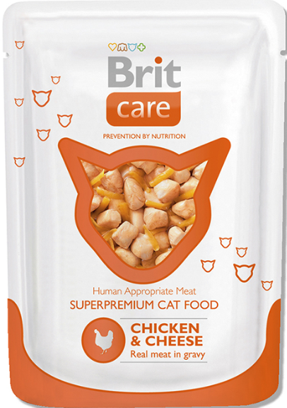 BRIT Care Cat Курица и сыр 80 гр