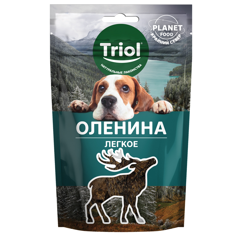 ТРИОЛЬ  Лакомство для собак "Легкое оленя", 30г