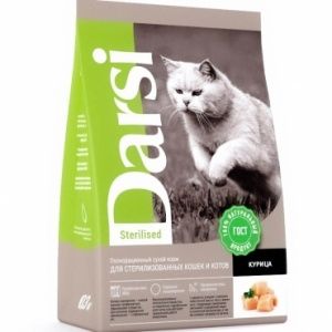 Дарси д/кошек  1,8 кг для стерилизованных кошек, курица