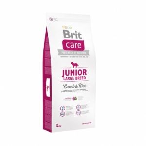 БРИТ 3 кг Care Junior Large BREED, для щенков  крупн. пород, ягненок/р