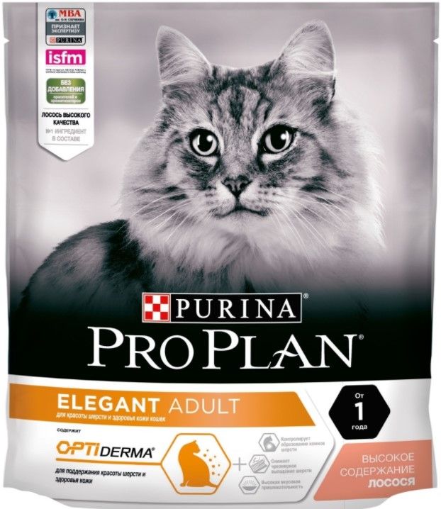 PRO PLAN д/кошек Элегант д/шер. Лосось 400 г  