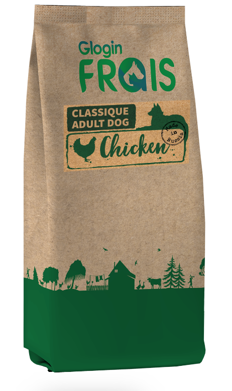 FRAIS CLASSIQUE ADULT DOG CHICKEN (СУХОЙ КОРМ ДЛЯ СОБАК С МЯСОМ КУРИЦЫ), 3 КГ	