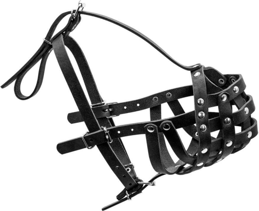 Намордник твердый "CoLLaR" (боксер большой) черный			