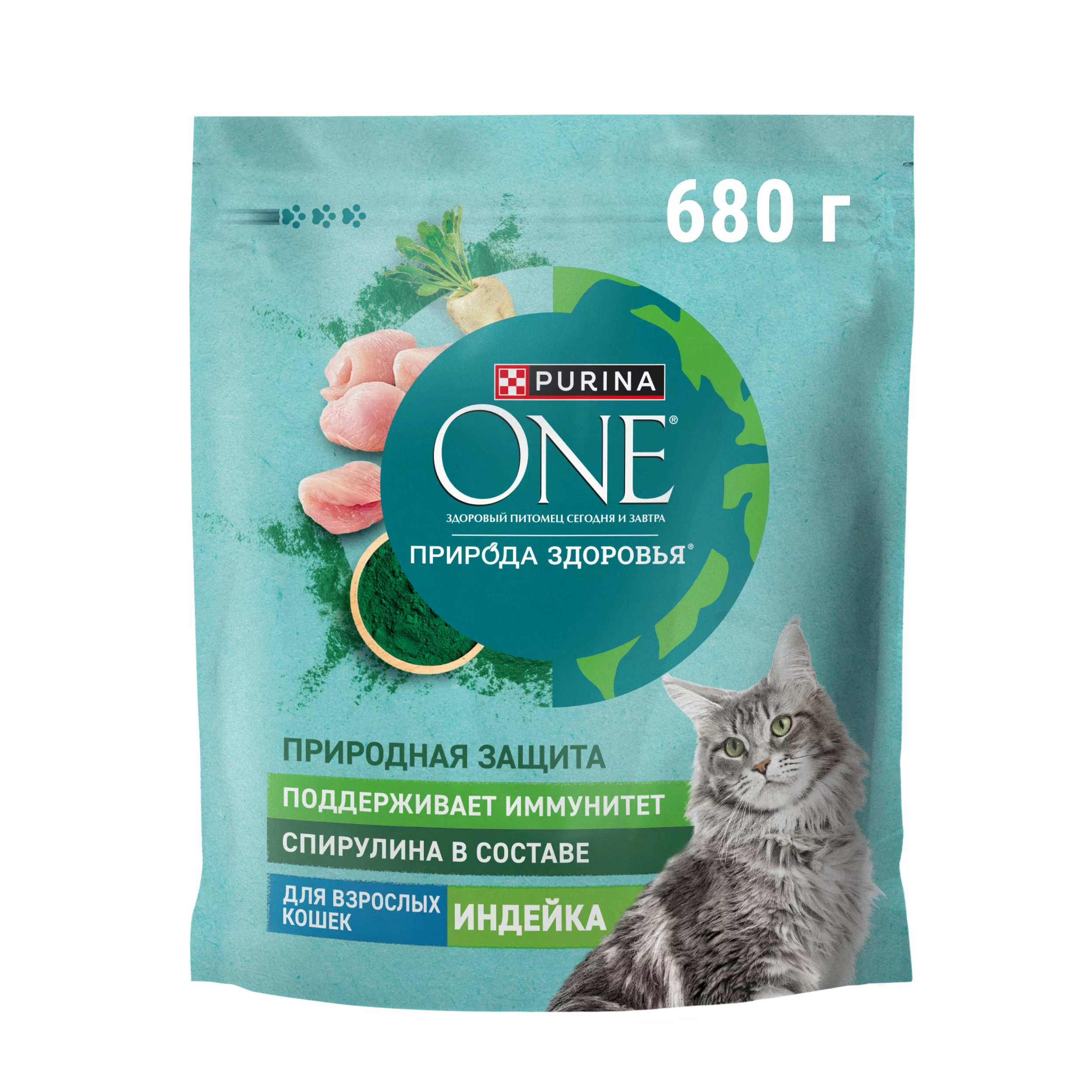 ONE Природа здоровья Облп Индейка 680г