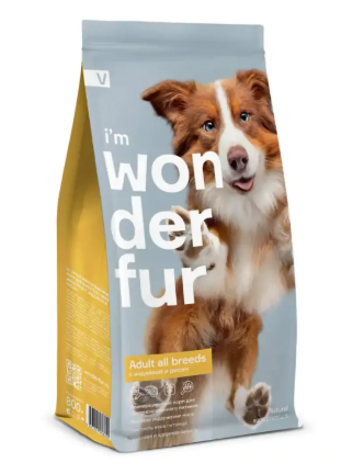 Wonderfur для собак с индейкой, 10 кг