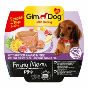 GimDog Fruity Menu Паштет  тунец.ананас и инжир д/собак 100гр