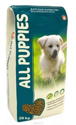 ALL DOGS д/щенков 20 кг