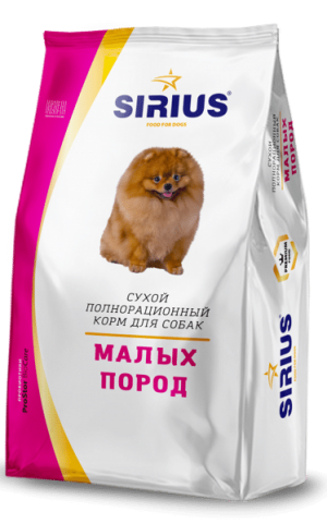 SIRIUS сух.корм д/соб.мелких пород 1,2кг									