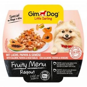 GimDog Fruity Menu Паштет  индейка.яблоки  и овощи д/собак 100гр