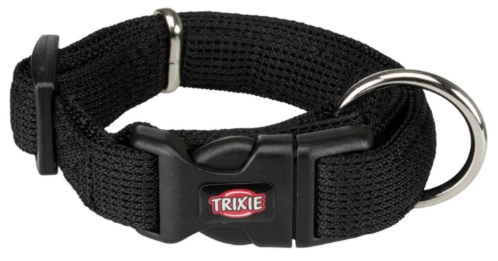 TRIXIE ошейник Comfort Soft. M-L: 35-55см/30мм, черный