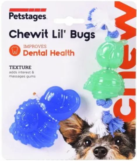 Petstages игрушка д/собак  Mini "Орка жуки" 15 см