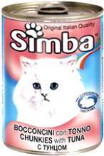 Simba Cat консервы для кошек паштет рыба 400 г.