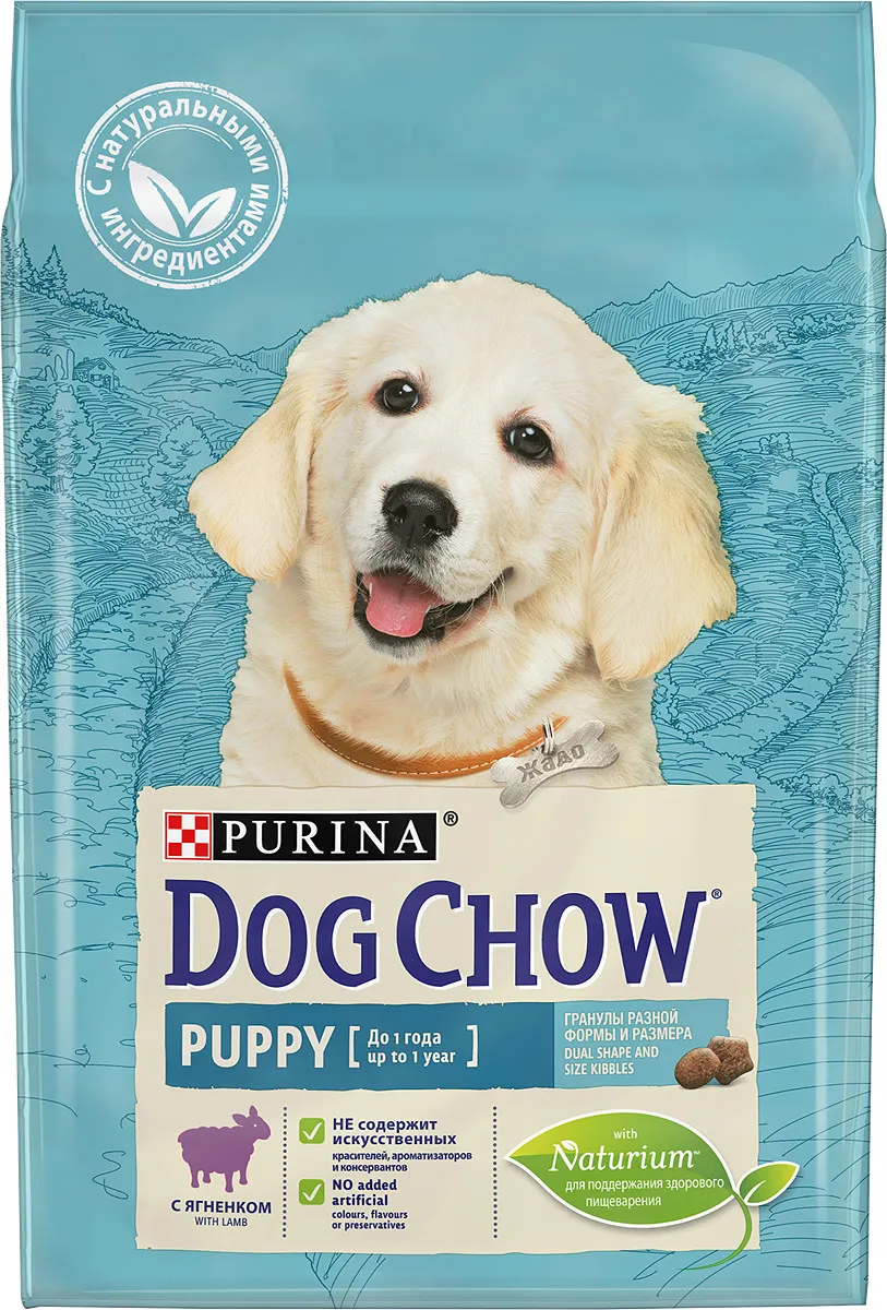 ДОГ ЧАУ PUPPY   2,5 кг  ягненок +500 гр. в подарок