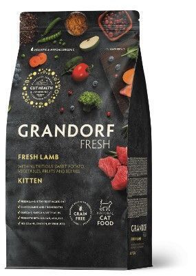 GRANDORF Fresh Cat KITTEN Lamb&Sweet Potato (Свежее мясо ягненка с бататом для котят) 2 кг