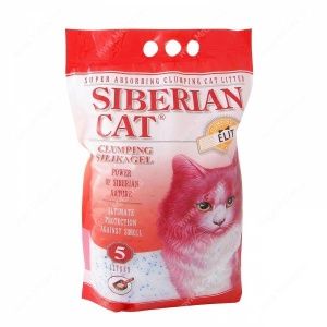 СИБИРСКАЯ КОШКА наполнитель силикагель 5л ЭЛИТА  
