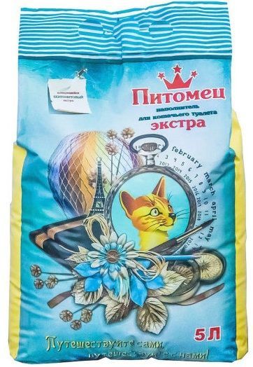 ПИТОМЕЦ наполнитель комкующий 5 л бентонитовый Экстра