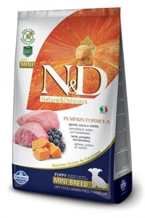 N/D Pumpkin Lamb/Blueberry  Puppy  MINI 0.8 кг.