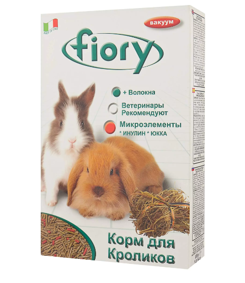 Fiory Корм (гранулы) для кроликов "Fiory Breeders", 800 г