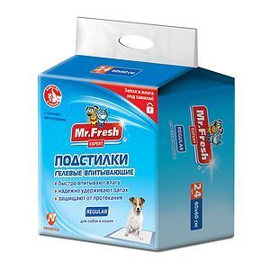 Пеленки 60*60 (24шт) Mr/Fresh Regular Eхpert