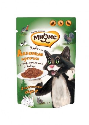 Мнямс пауч для кошек Пир Охотника100гр