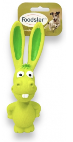 Foodster Игрушка для собак кролик латекс 6,2см	
