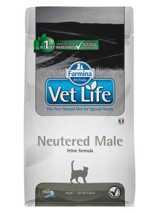 Vet Life Cat Neutered Male 0,4 кг д/кастриров. котов