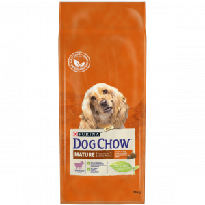Dog Chow для взрослых собак старшего возраста, с ягненком, 14 кг