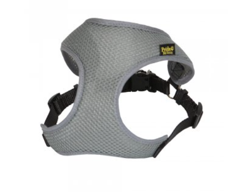 Шлейка из 3D сетки  PRIDE FIT для собаки, цв.серый XS (обх.шеи 22см, обх.гр. 28-41см)		