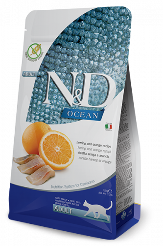 N/D Сat Fish/Orange Adult для кошек рыб/апельсин 0,3 кг