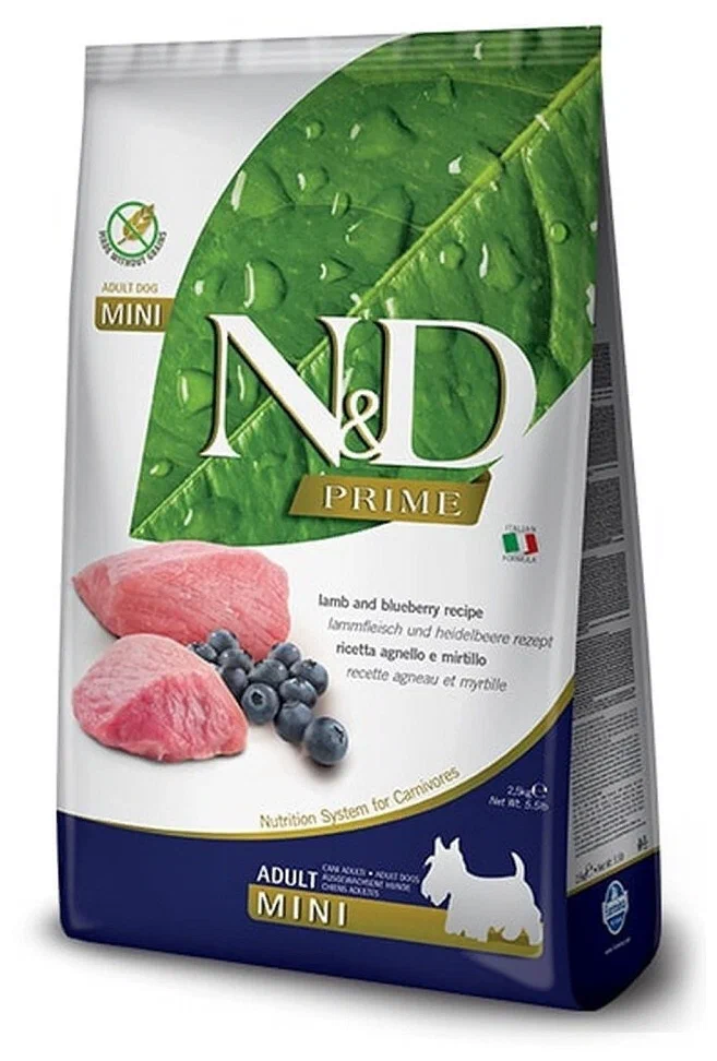 N/D Lamb/Blueberry  д/собак ягненок/черника  Adult    2,5 кг