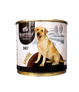 Baurenhof Влажный корм для собак, Кролик 0.24кг