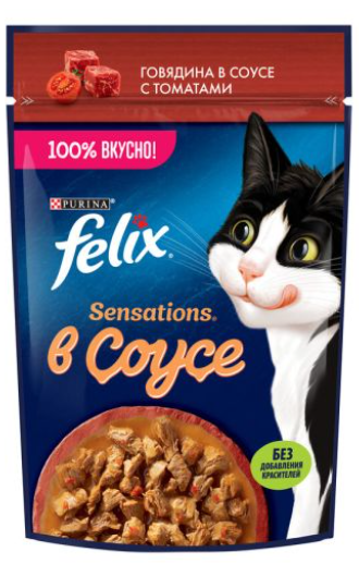FELIX Sensations Соус Гов Томат 75г