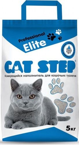CAT STEP наполнитель Бюджет 5 кг. Professional Elite комкующий