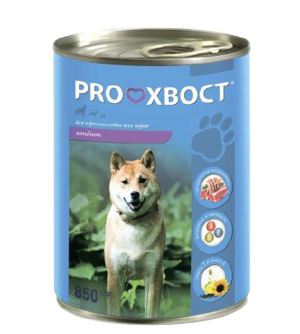 PROХВОСТ корм д/собак 850 г. ягненок