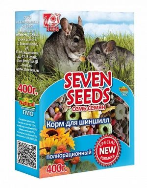 SEVEN SEEDS - SPECIAL корм д/ шиншилл полнорационный 400г.