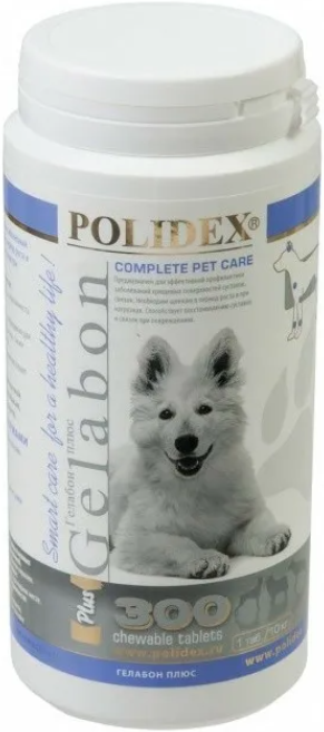 POLIDEX 300 Gelabon plus витамины для собак 