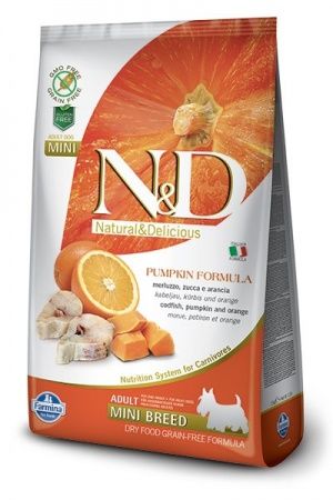 N/D Dog Pumpkin Codfish&Orange Adult Mini 2.5