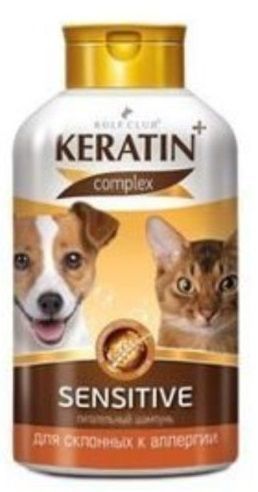 KERATIN+ Stnsetive  шампунь д/аллергичных  кош и соб 400 мл