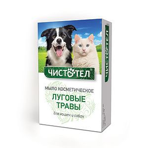 ЧИСТОТЕЛ Мыло Луговые травы 80 г д/чувст. кожи