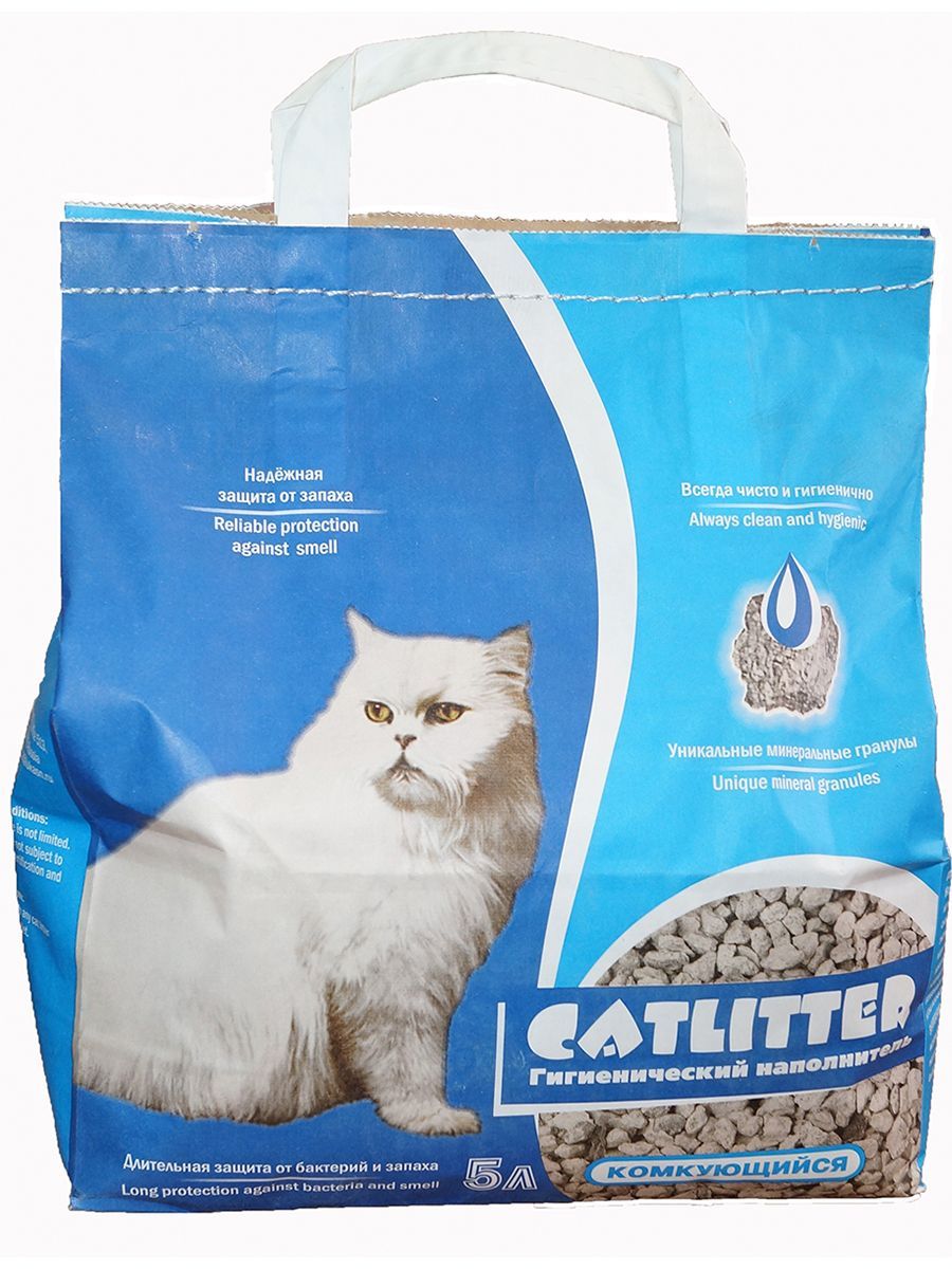 CATLITTER наполнитель комкующий 5 л 