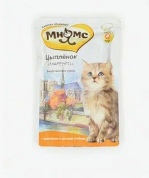 МНЯМС корм д/котят,  Цыпленок Маренго 40 г.