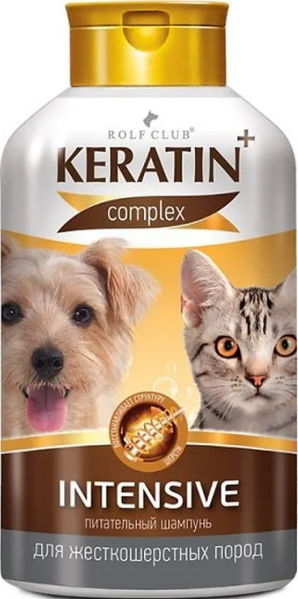 KERATIN+ Intensive шампунь д/жесткошер. кош и соб 400 мл