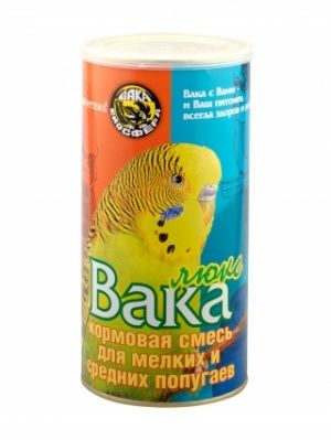 ВАКА ЛЮКС 1000 г для мелких средних попугаев